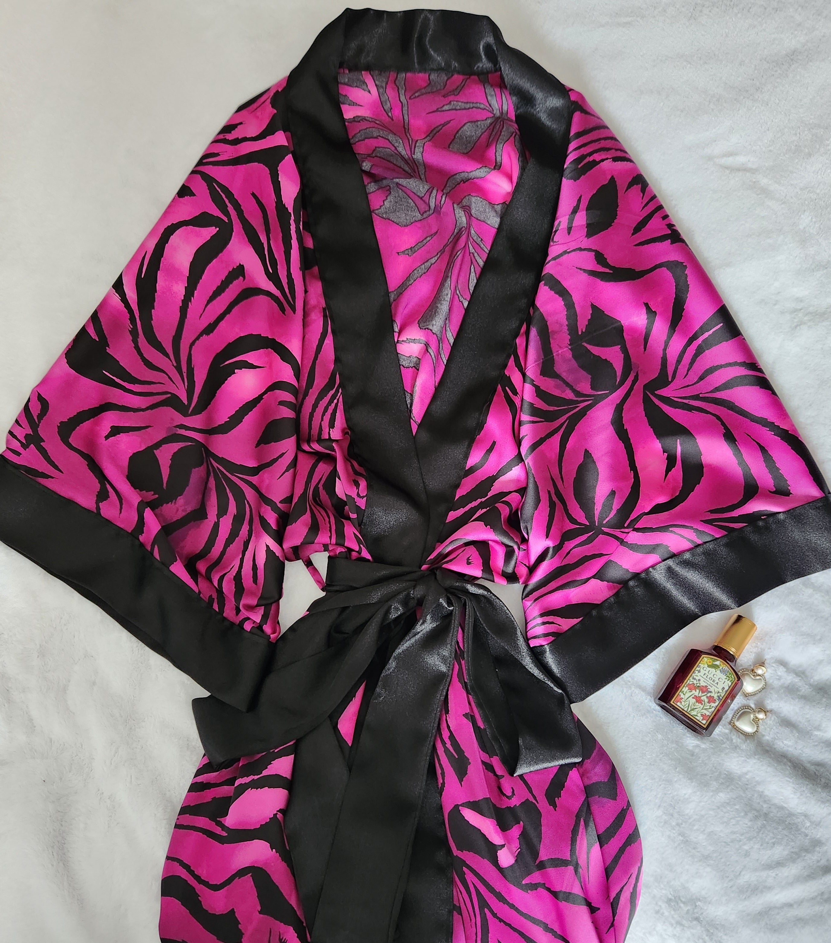Satin Robe - Midnight muse