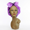 Wrap Bonnet (Two Toned)- black/purple